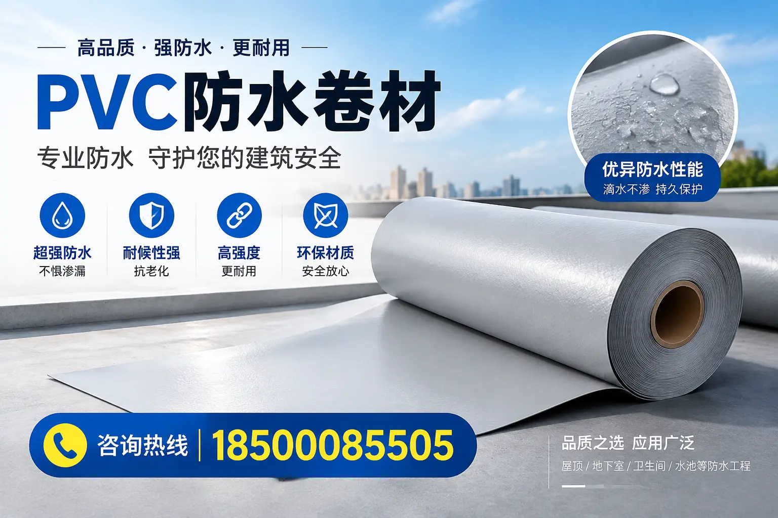 漯河地区pvc防水卷材的市场现状与发展趋势
