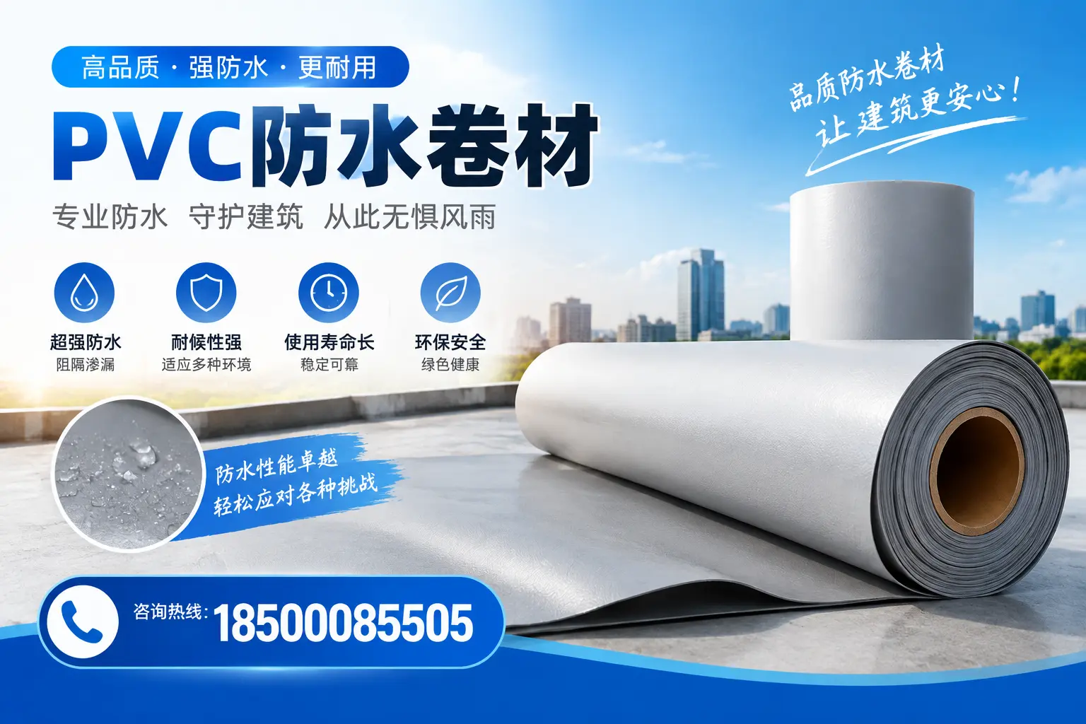 如何选择高质量的PVC防水卷材？漯河消费者必看指南